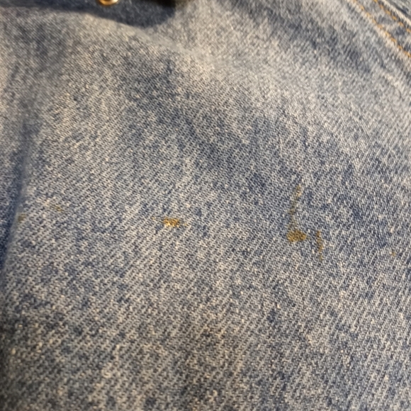 Vintage TYCA Wastland Embossed Denim Trench Jacket Sz Medium Made In USA - Picture 10 of 14